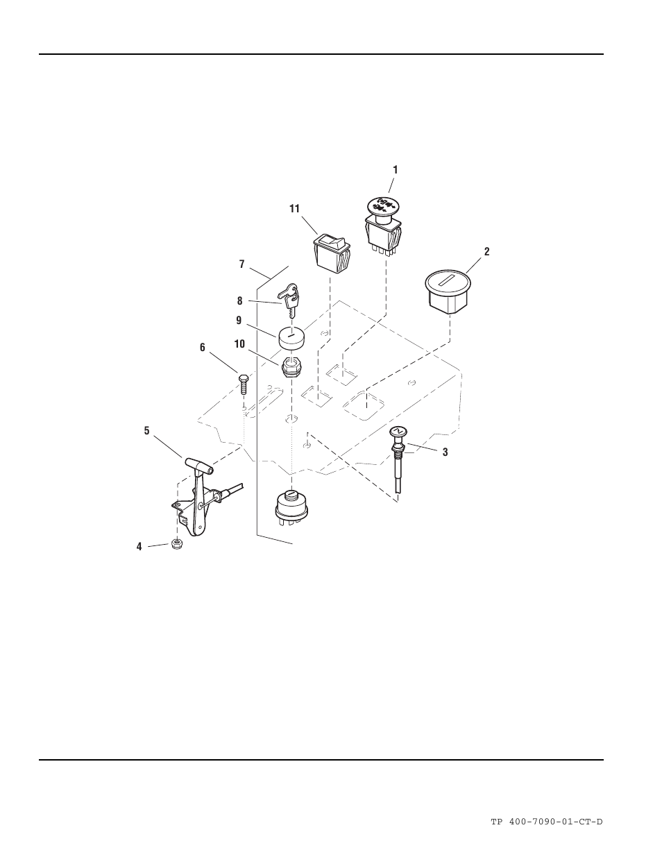 Instrument panel group | Simplicity ZT2348T User Manual | Page 24 / 73