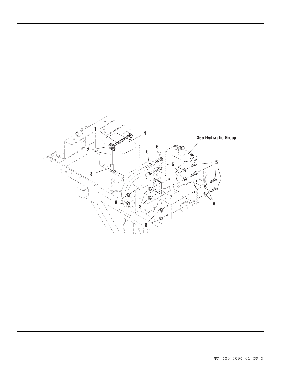 Reservoir mount & battery group | Simplicity ZT2348T User Manual | Page 40 / 73