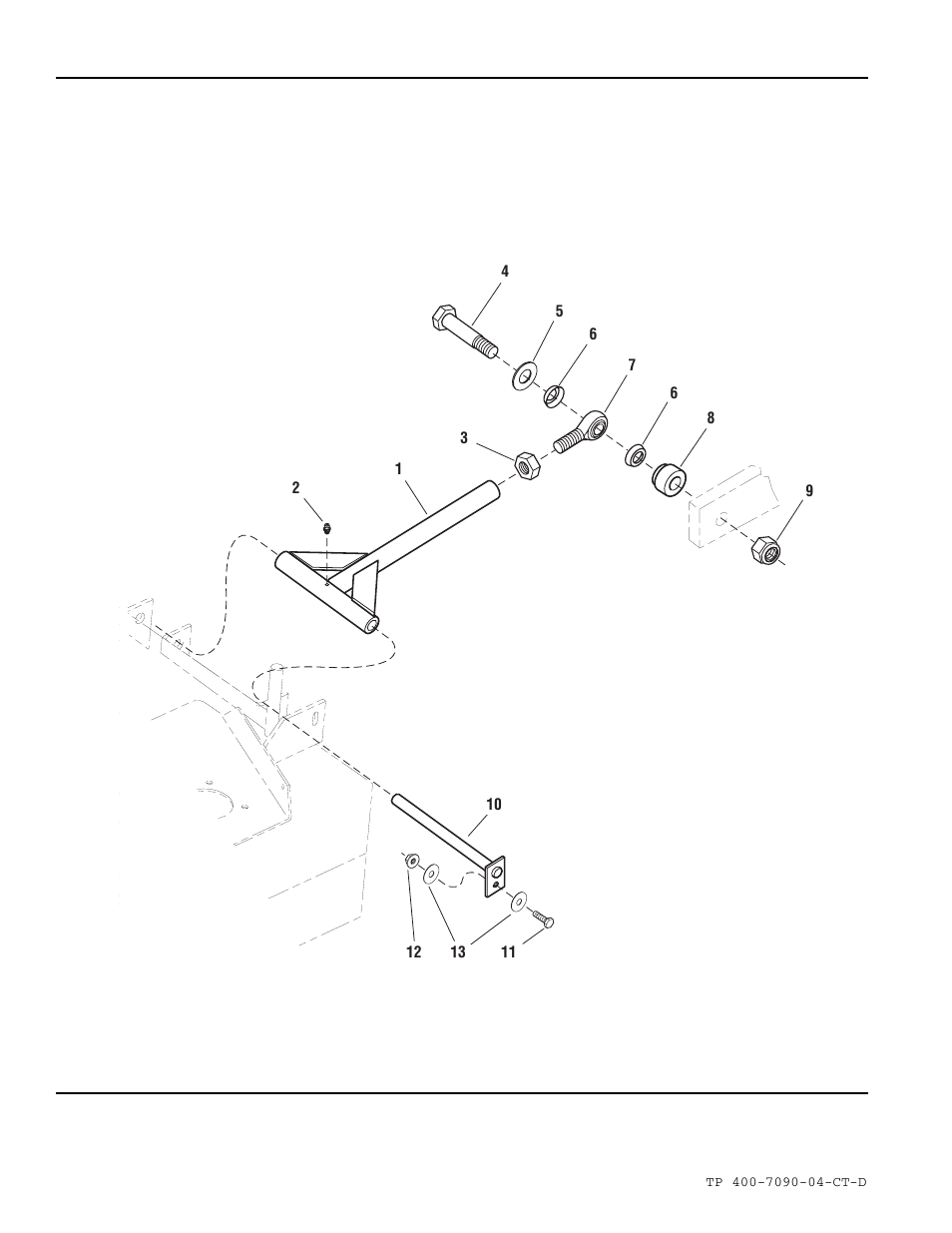 48” & 52” mower decks - rear mount bars | Simplicity ZT2348T User Manual | Page 70 / 73