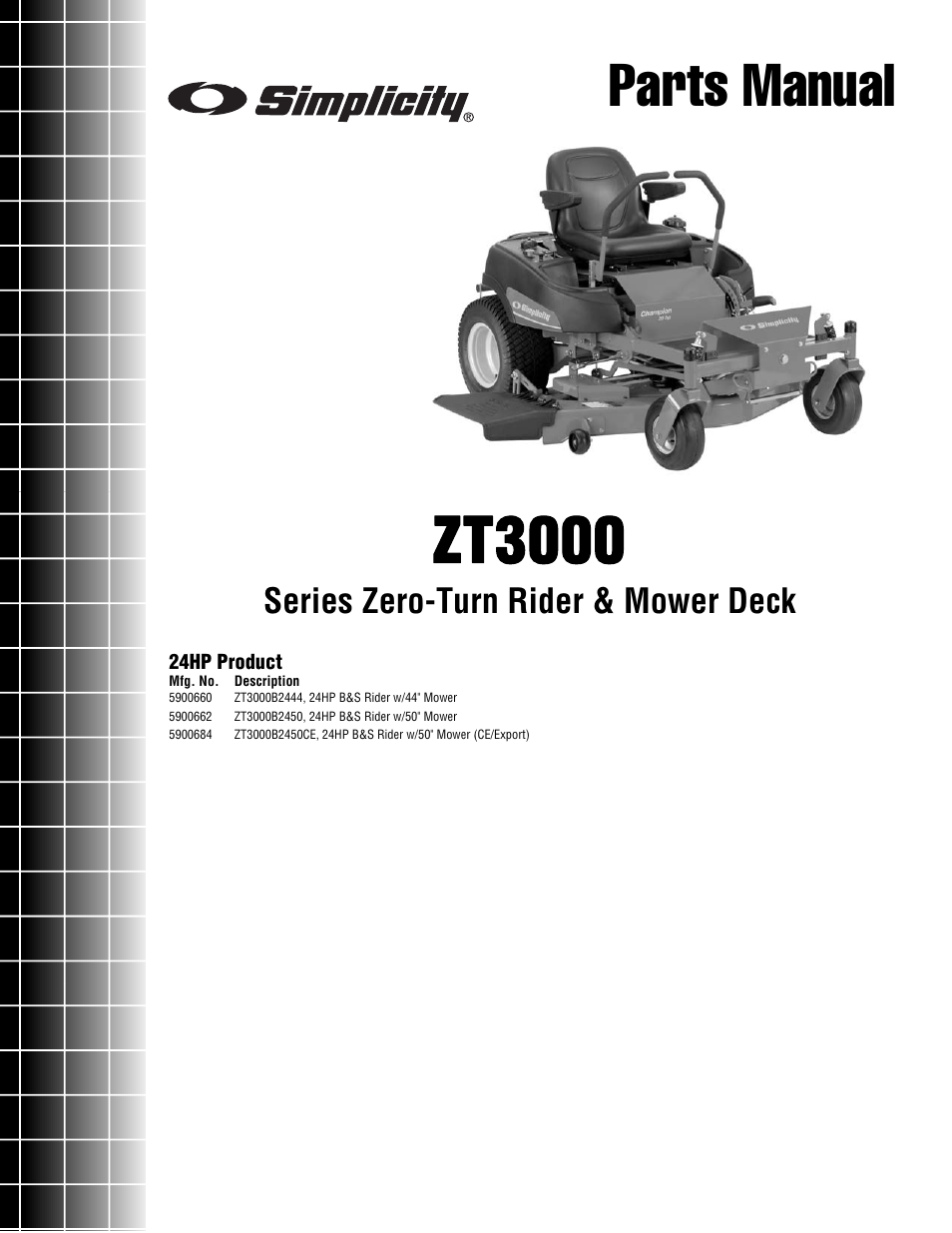 Simplicity ZT3000 User Manual | 54 pages