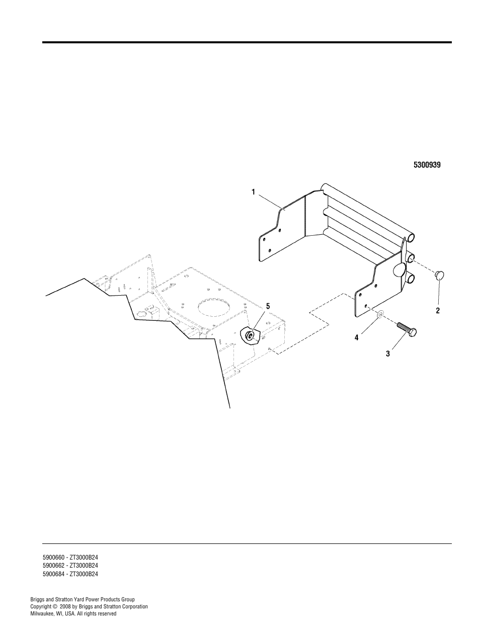 Rear bumper group | Simplicity ZT3000 User Manual | Page 6 / 54