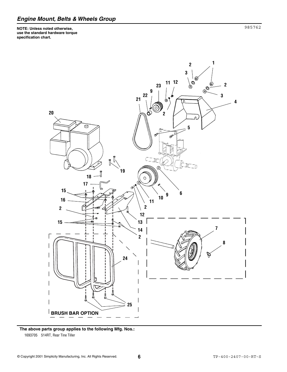 Simplicity 514RT User Manual | Page 8 / 20