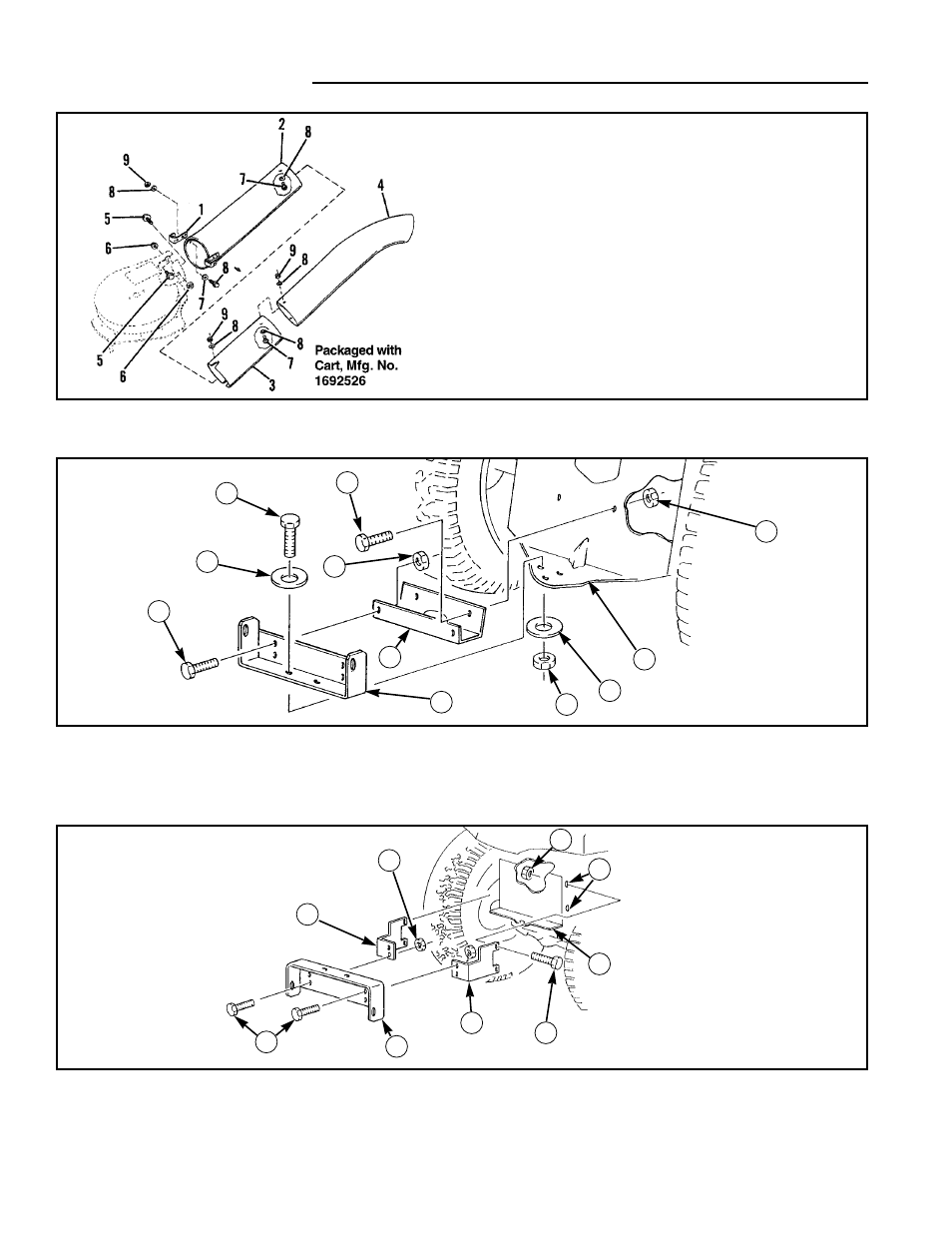 Illustrations & part lists | Simplicity Turbo Wide Body Cart & Hitch User Manual | Page 6 / 18