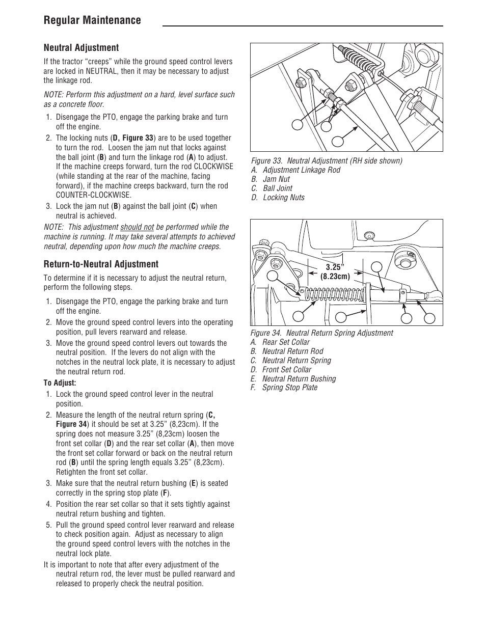 Regular maintenance | Simplicity ZT4000 Series User Manual | Page 34 / 44
