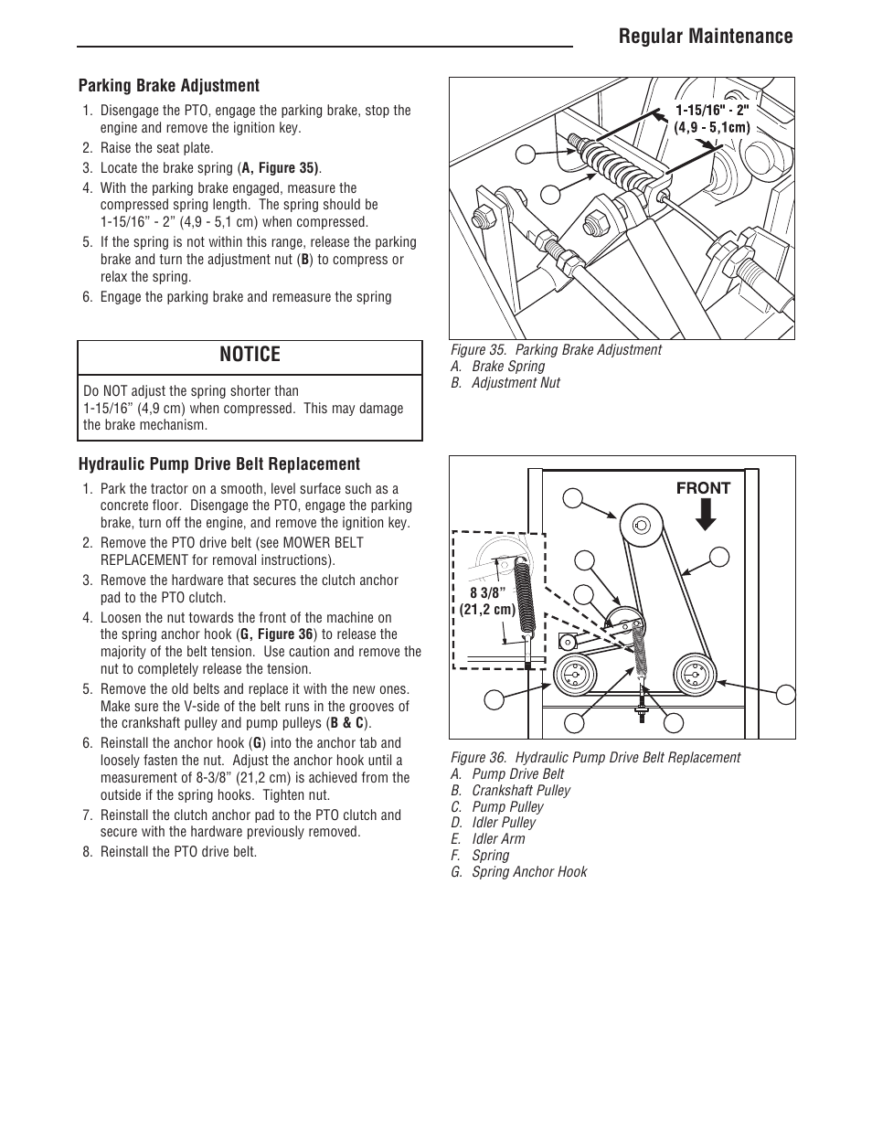 Regular maintenance, Notice | Simplicity ZT4000 Series User Manual | Page 35 / 44
