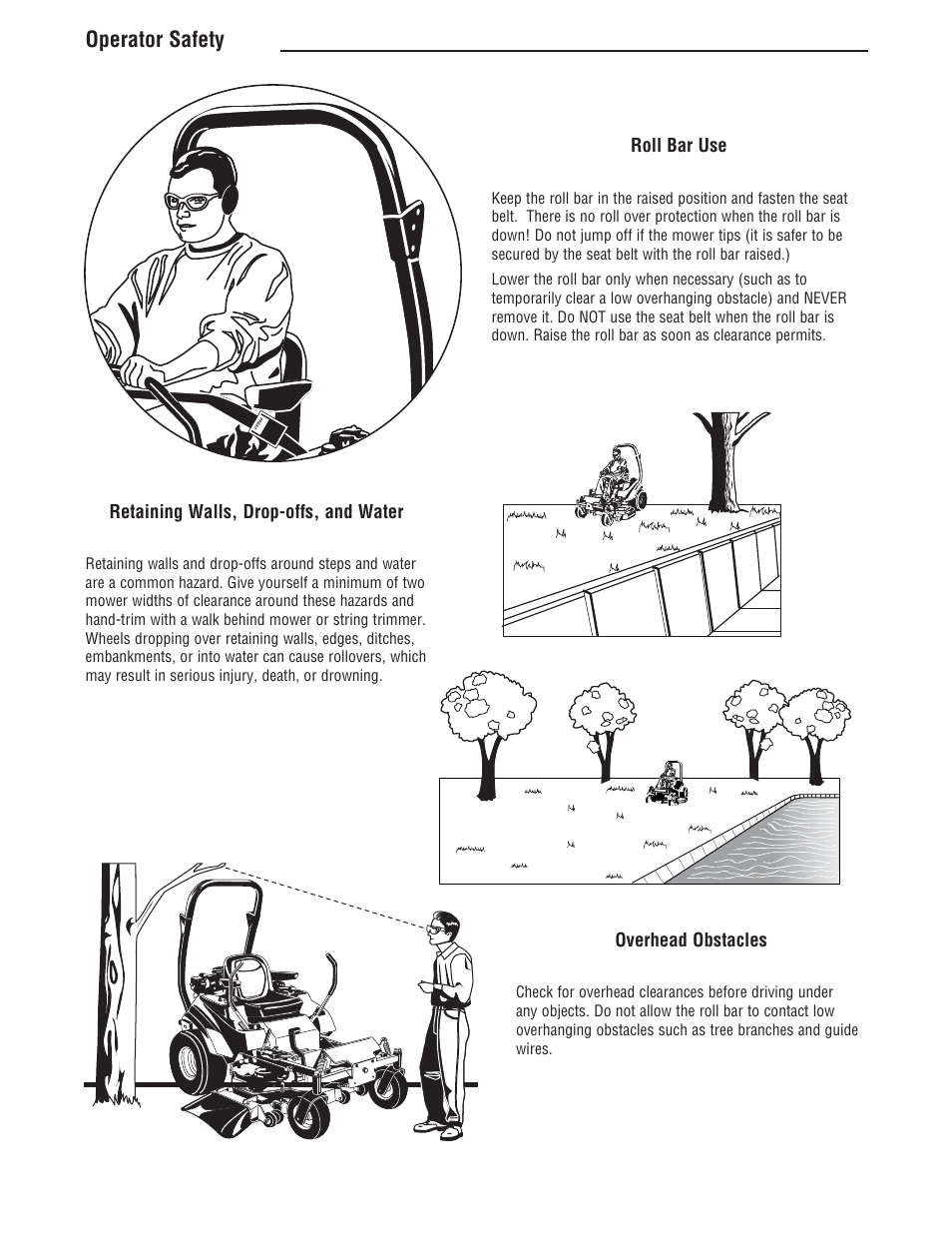 Operator safety | Simplicity ZT4000 Series User Manual | Page 6 / 44