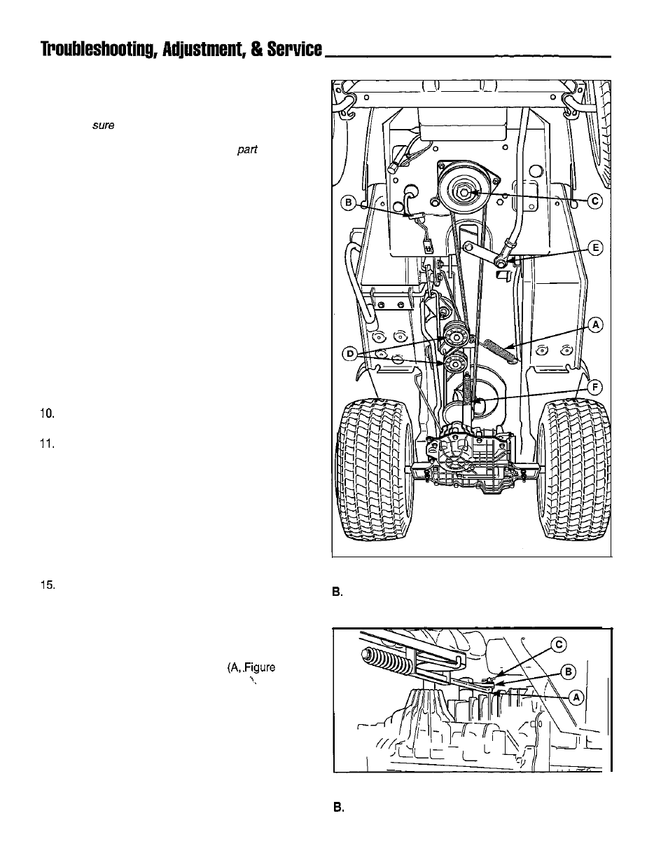 Transmission drive belt replacement | Simplicity 14HP User Manual | Page 34 / 50