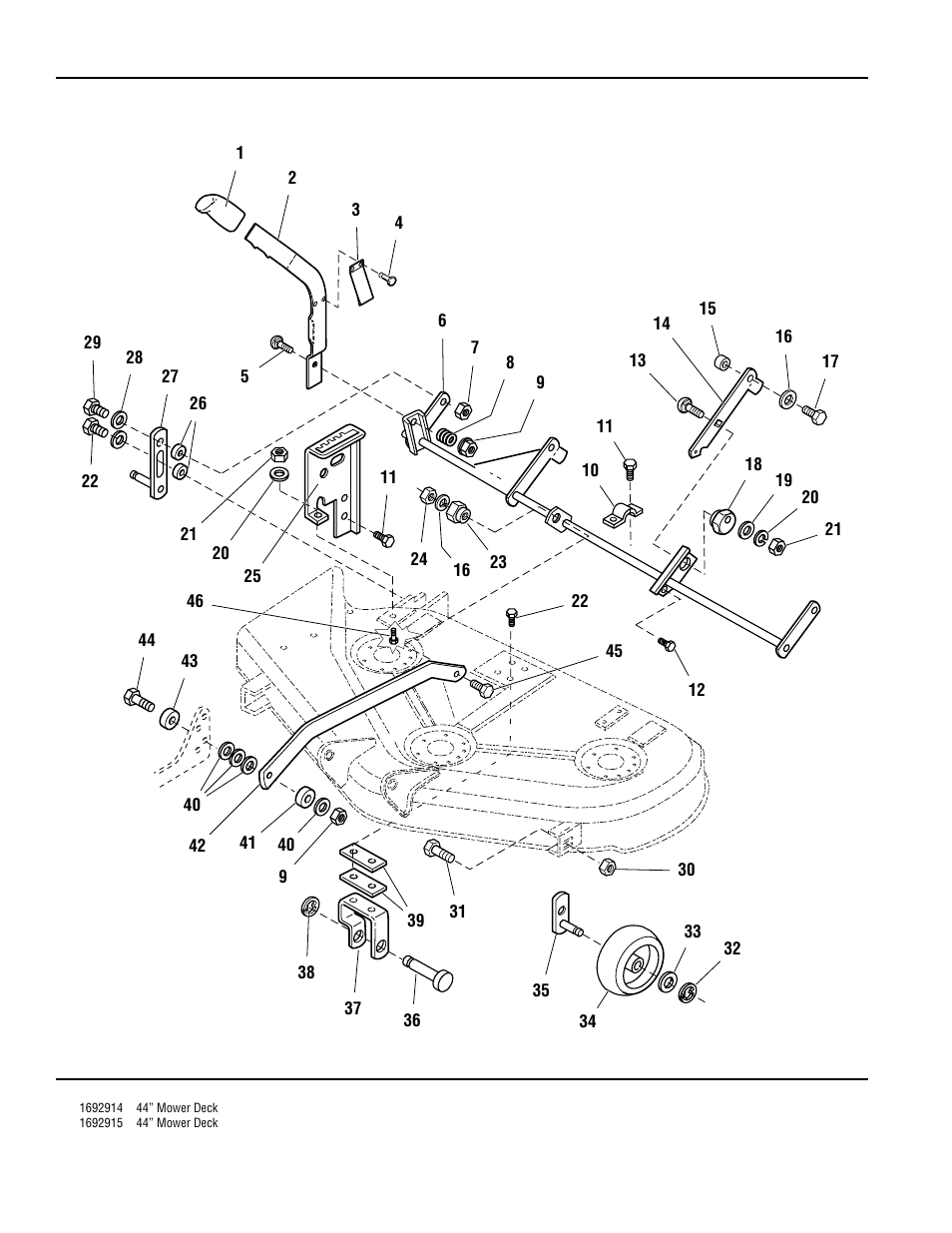 Simplicity ZERO TURN TP 400-2169-01-ZT-SMA User Manual | Page 40 / 46