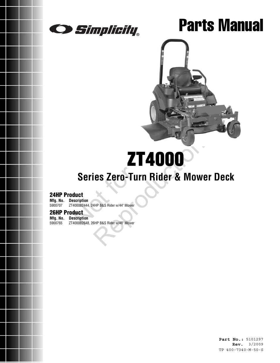Simplicity ZT4000 User Manual | 52 pages