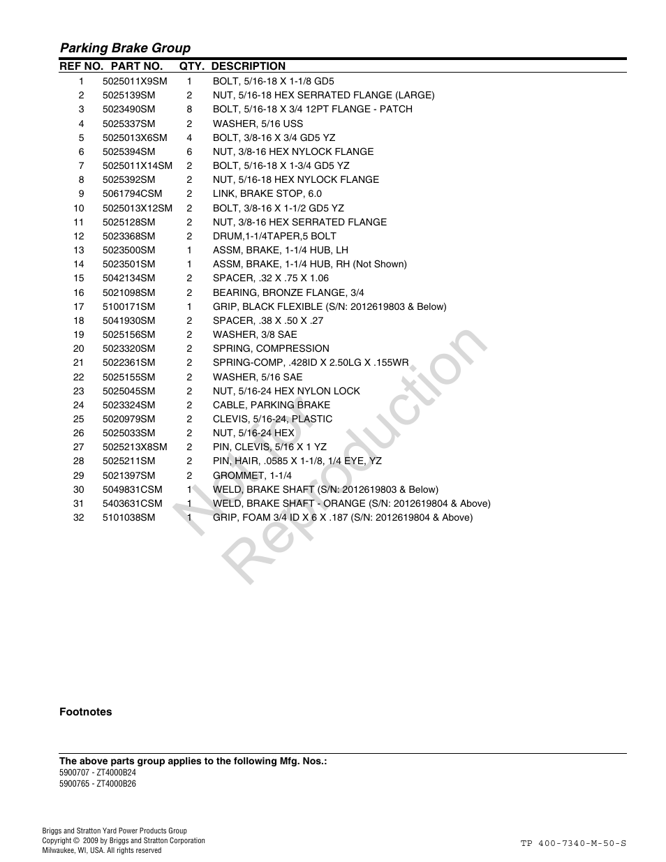 Not for reproduction | Simplicity ZT4000 User Manual | Page 27 / 52