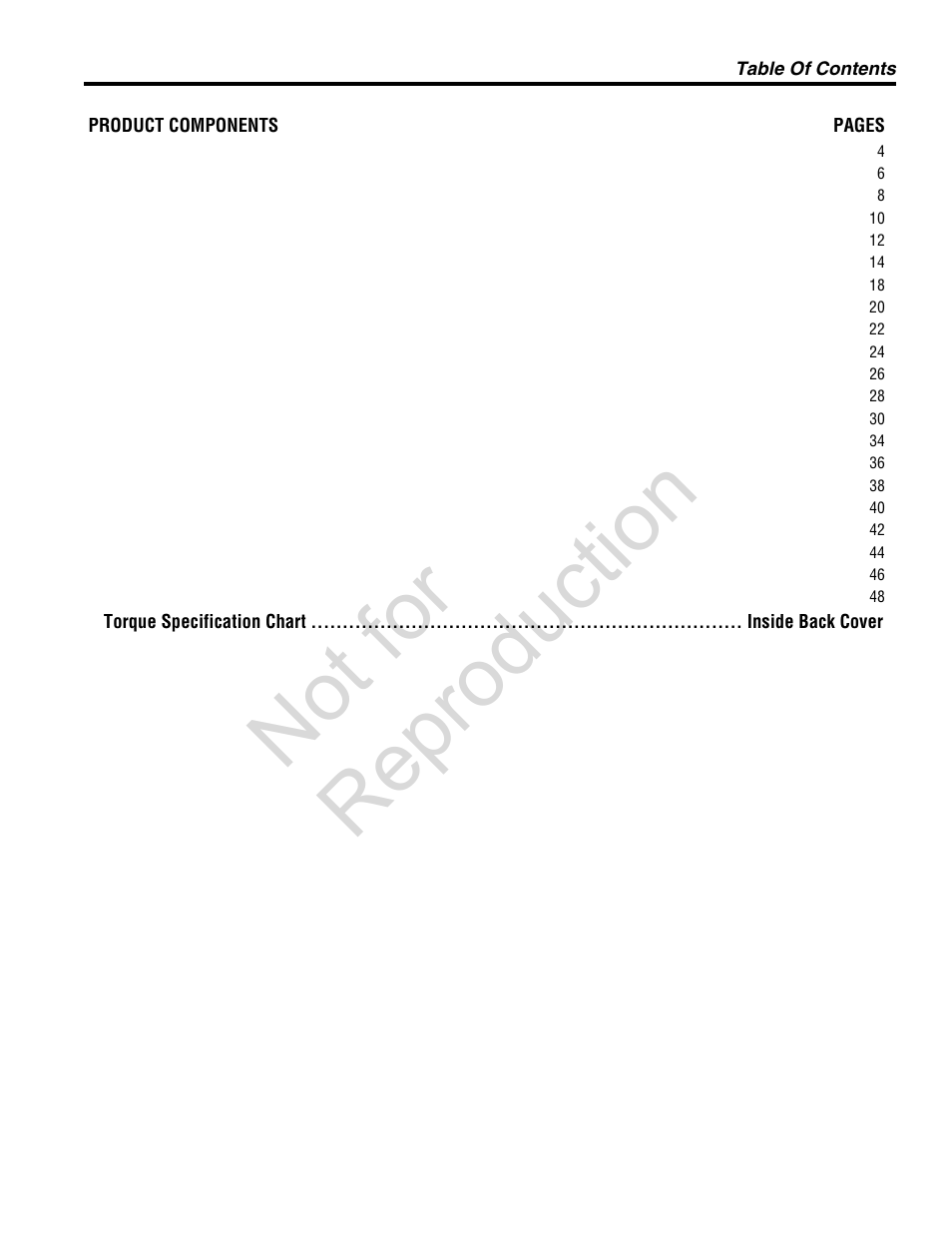 Not for reproduction | Simplicity ZT4000 User Manual | Page 3 / 52