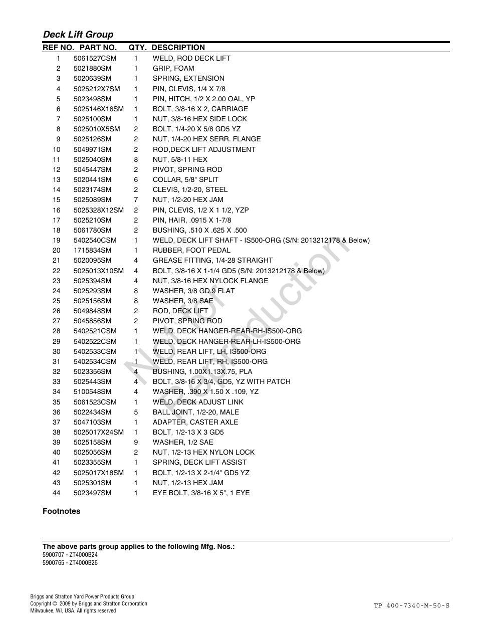 Not for reproduction | Simplicity ZT4000 User Manual | Page 31 / 52