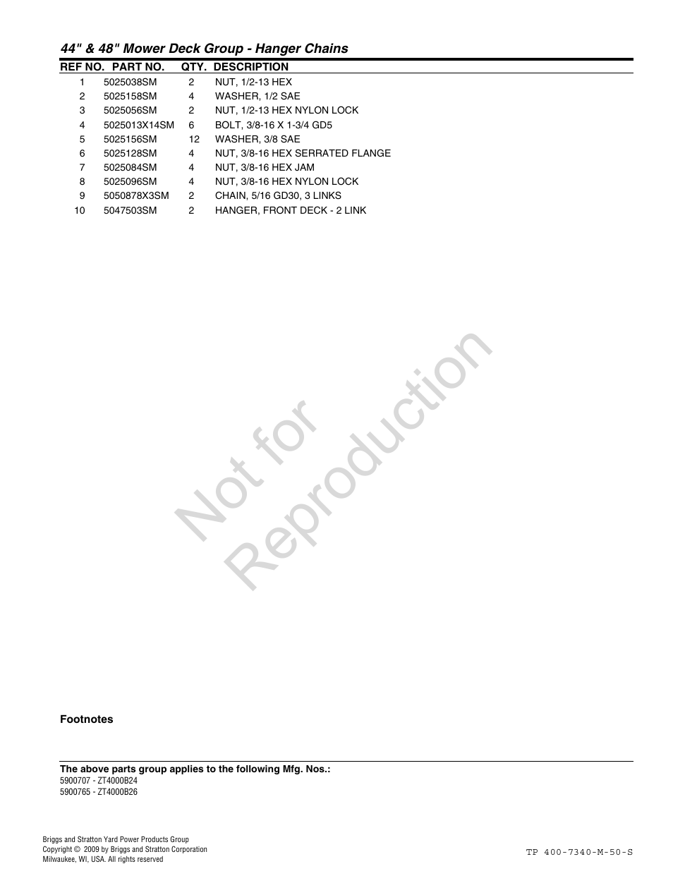 Not for reproduction | Simplicity ZT4000 User Manual | Page 41 / 52