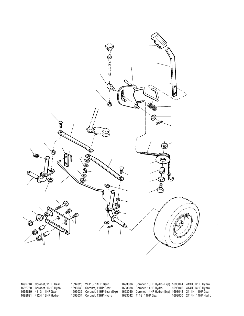 Steering & lift | Simplicity CORONET 400 User Manual | Page 4 / 78