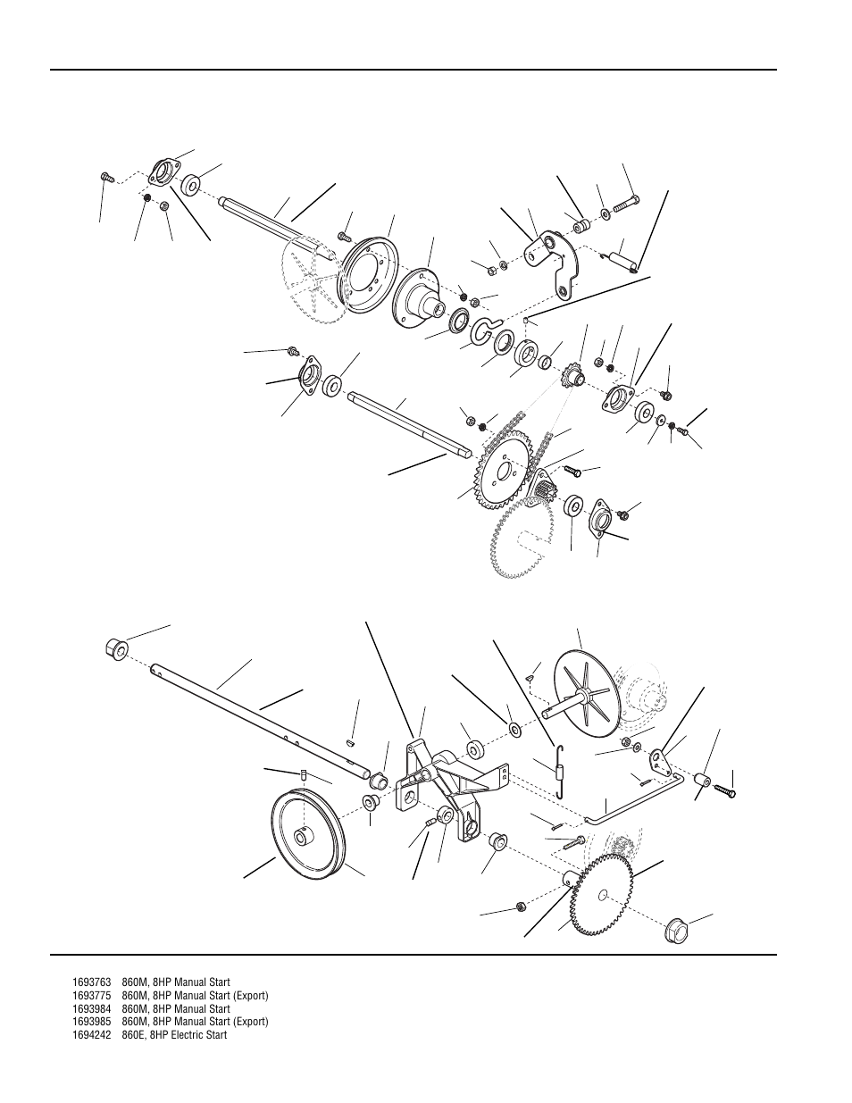 Traction drive group | Simplicity 1180 User Manual | Page 64 / 86