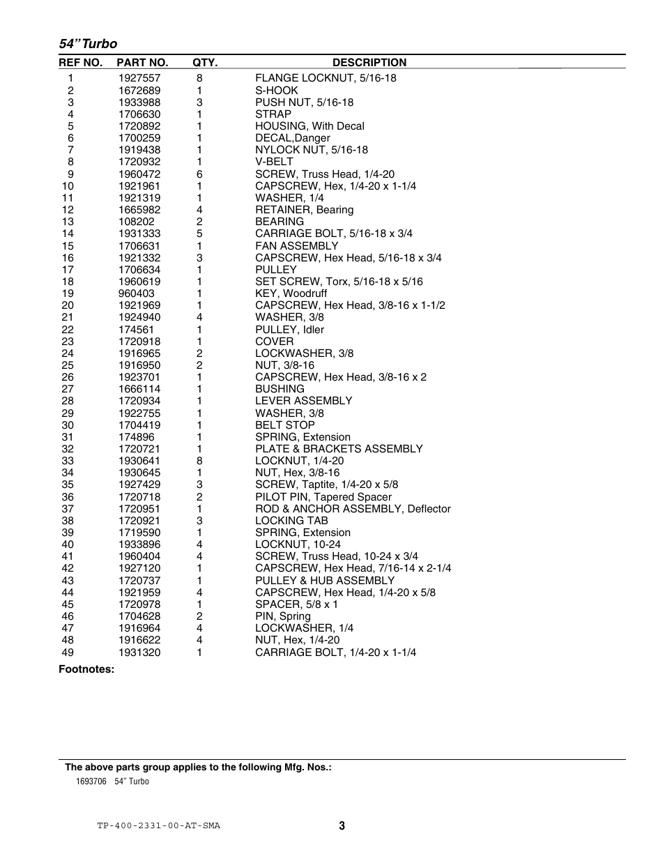 Simplicity 1693706 User Manual | Page 3 / 6