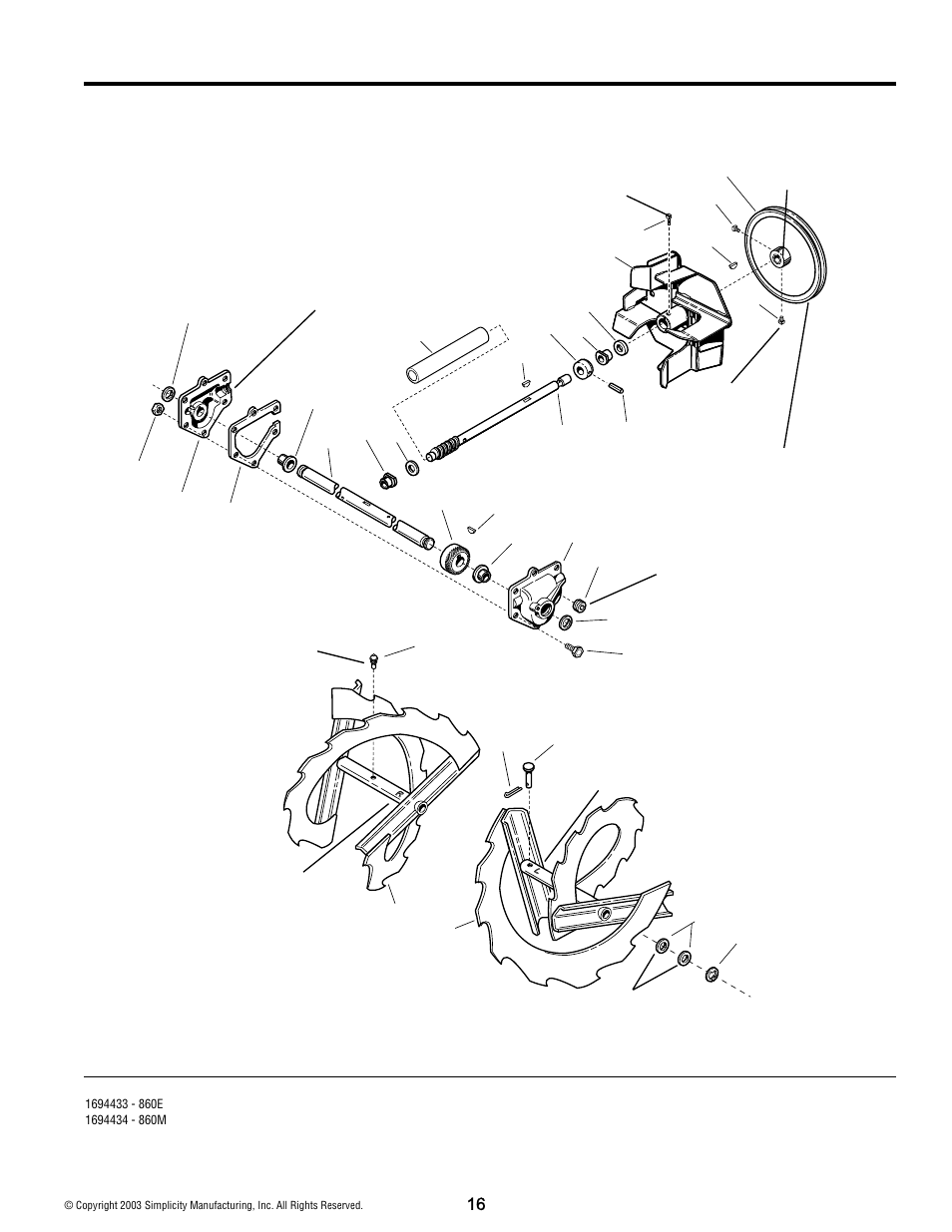 Auger and impeller group - 24 | Simplicity 1694434 User Manual | Page 16 / 30