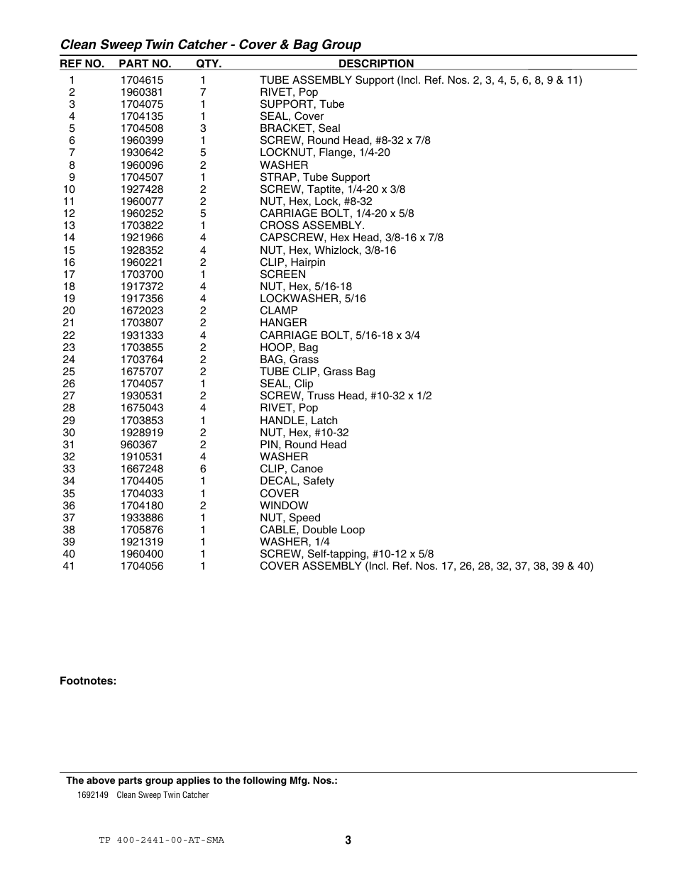 Simplicity 1692149 User Manual | Page 3 / 8