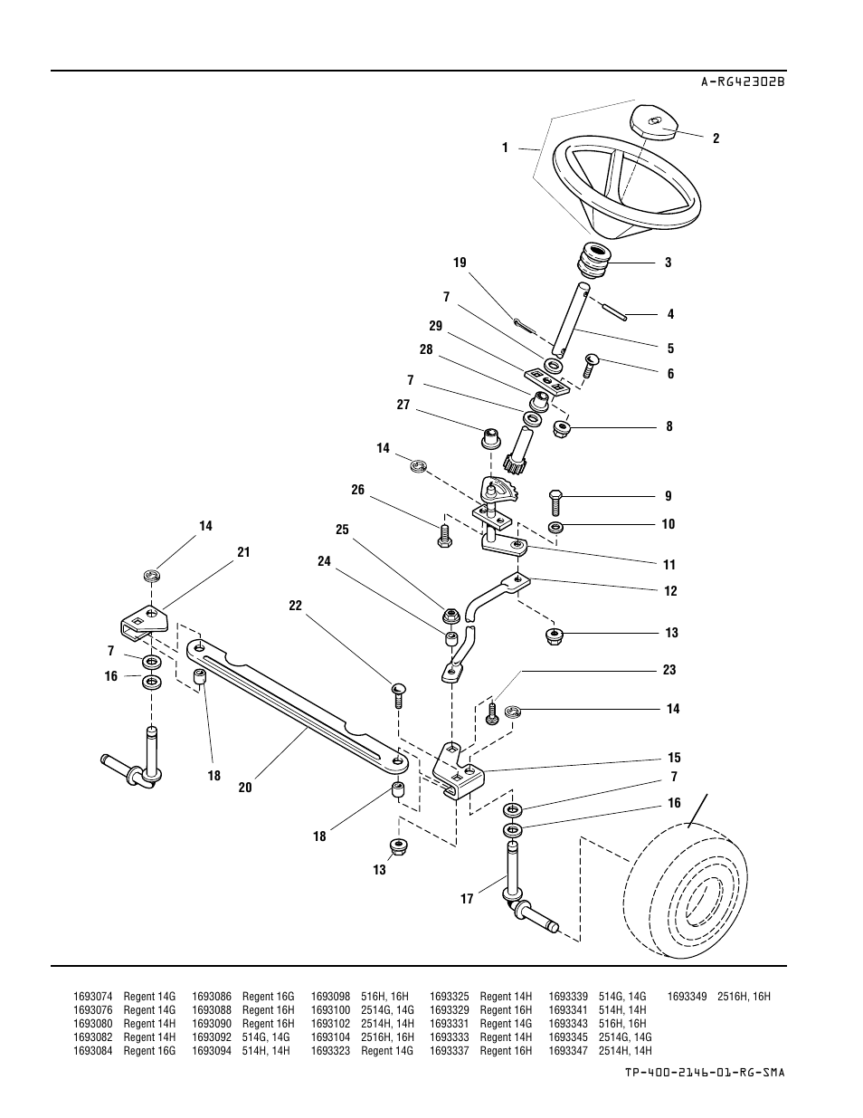 Steering | Simplicity REGENT 500 User Manual | Page 6 / 60