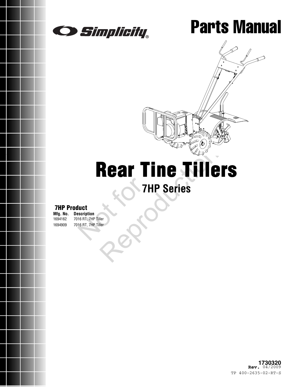 Simplicity 7HP Series User Manual | 24 pages