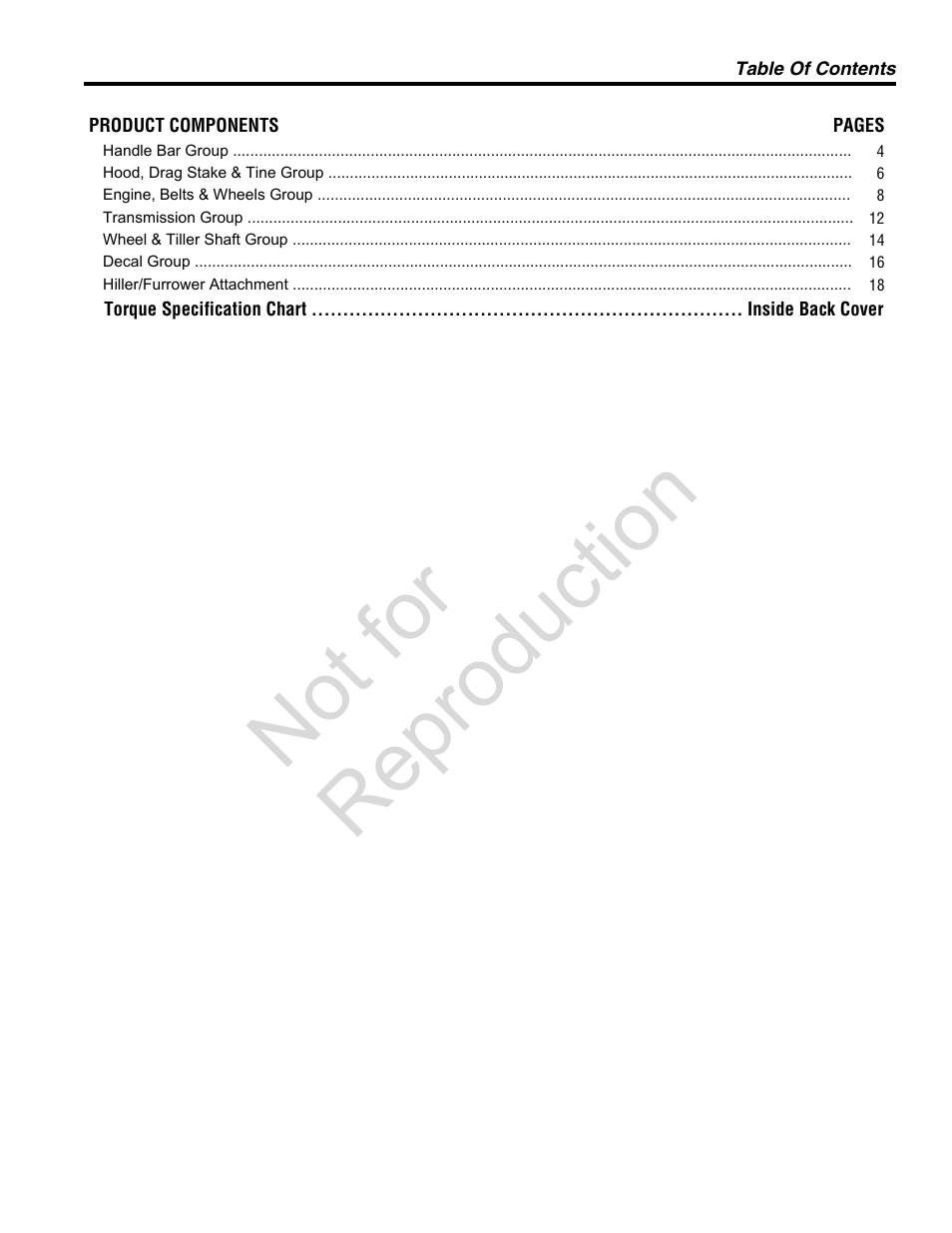 Not for reproduction | Simplicity 7HP Series User Manual | Page 3 / 24