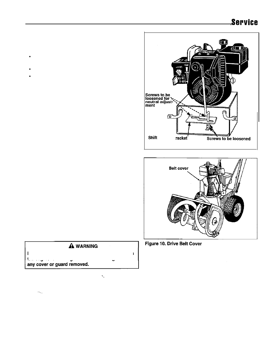 Shift control adjustment, Drive belts | Simplicity 1691411 User Manual | Page 15 / 20