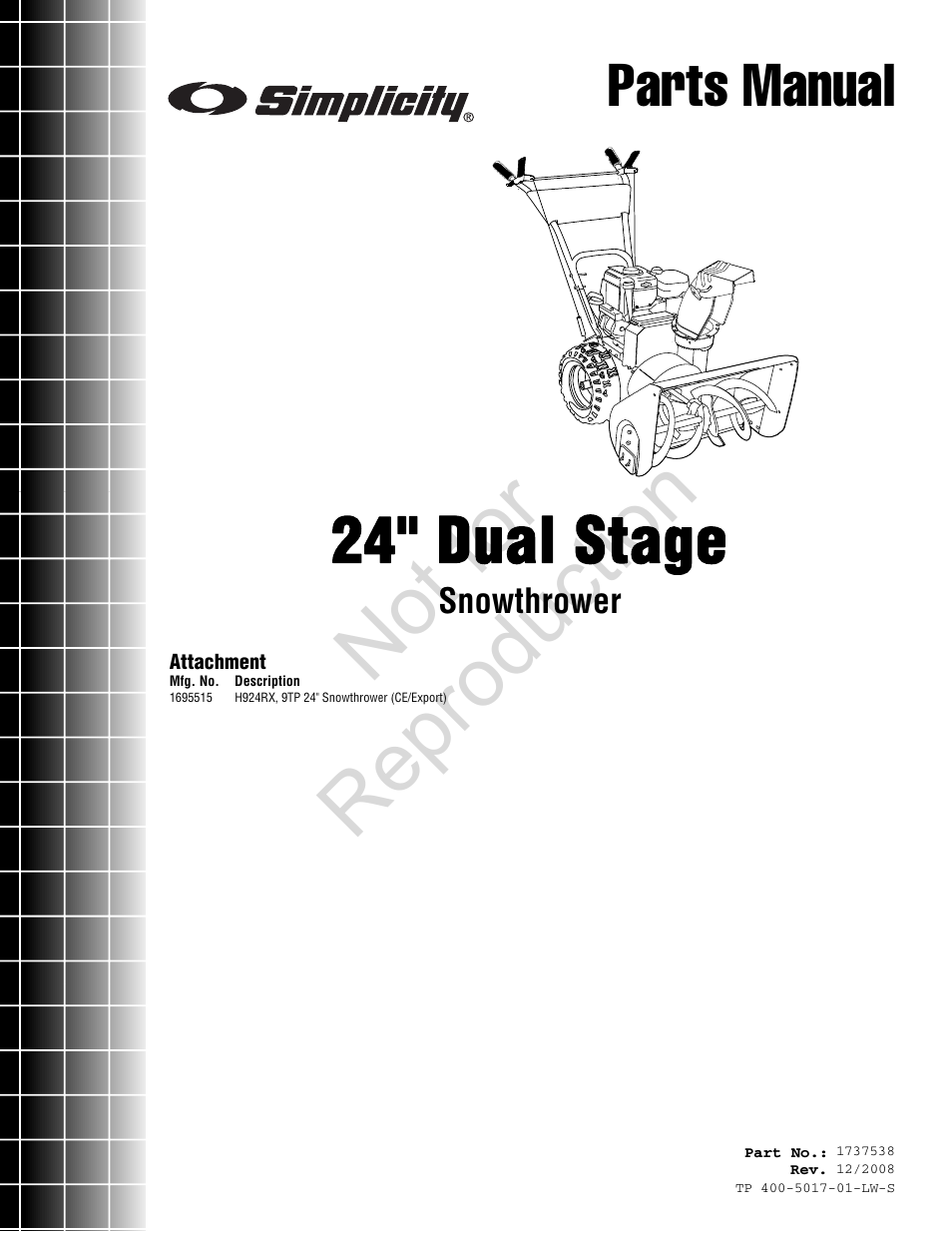 Simplicity 1695515 User Manual | 30 pages