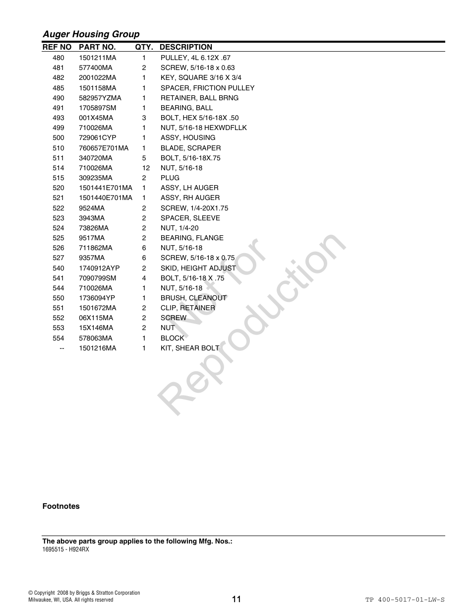Not for reproduction | Simplicity 1695515 User Manual | Page 11 / 30