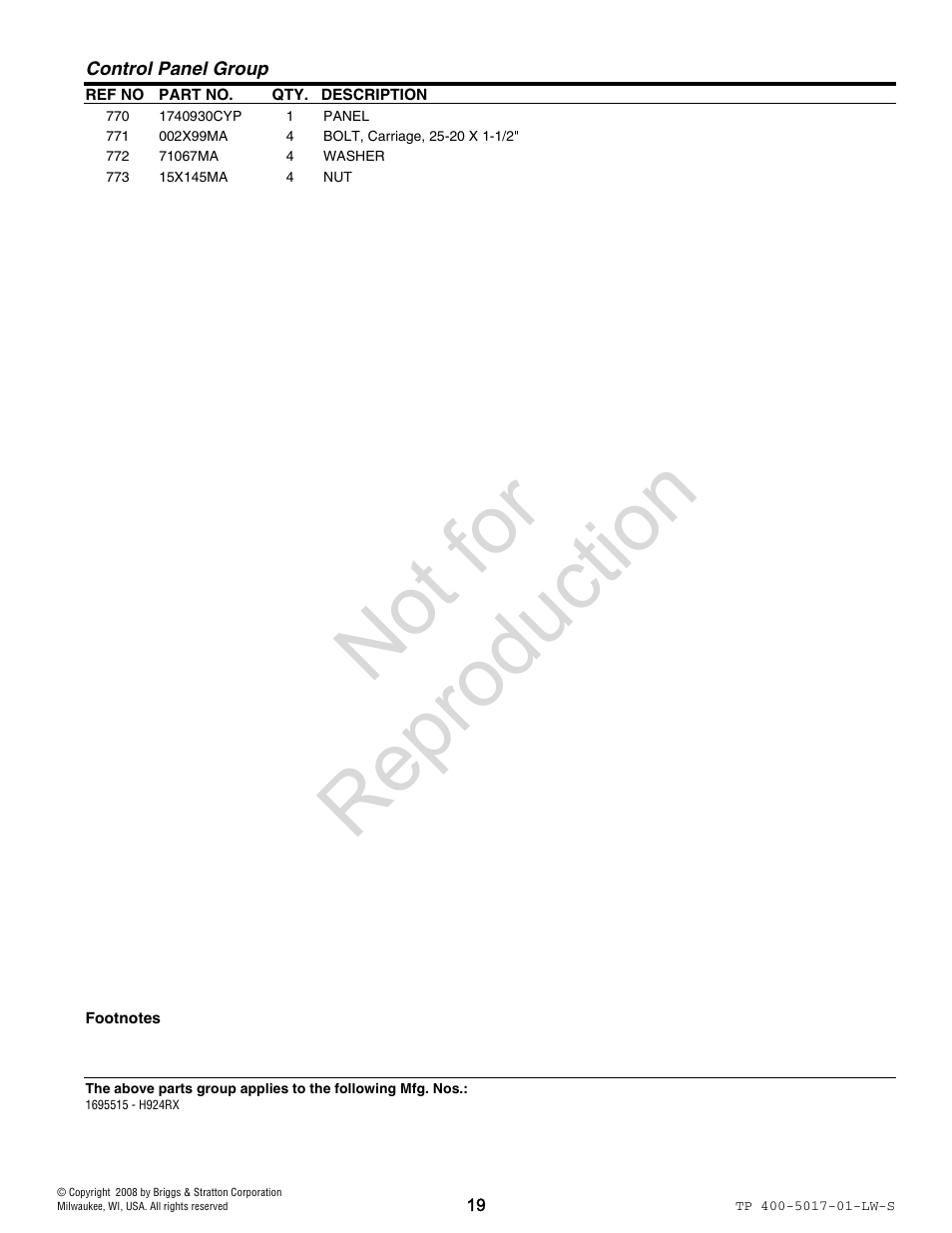 Not for reproduction | Simplicity 1695515 User Manual | Page 19 / 30