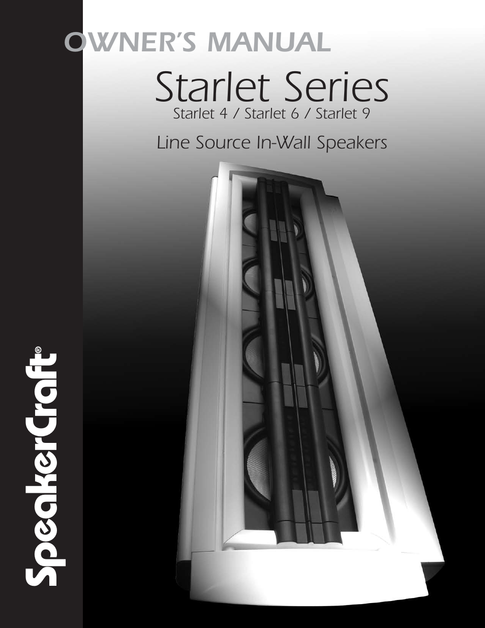 SpeakerCraft STARLET 4 User Manual | 16 pages