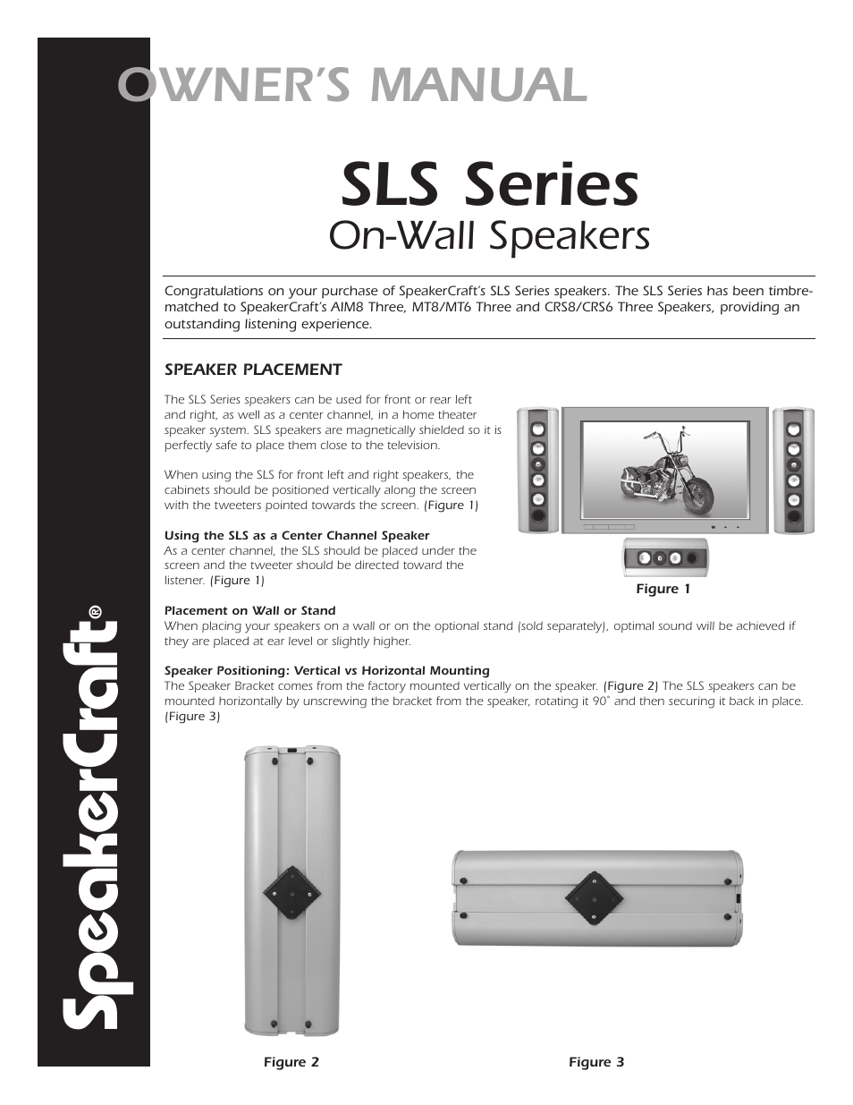 SpeakerCraft SLS User Manual | 4 pages