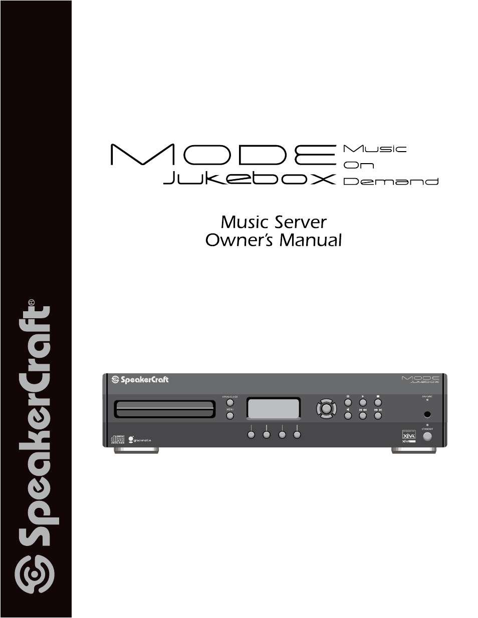 SpeakerCraft Home Theater Server User Manual | 44 pages