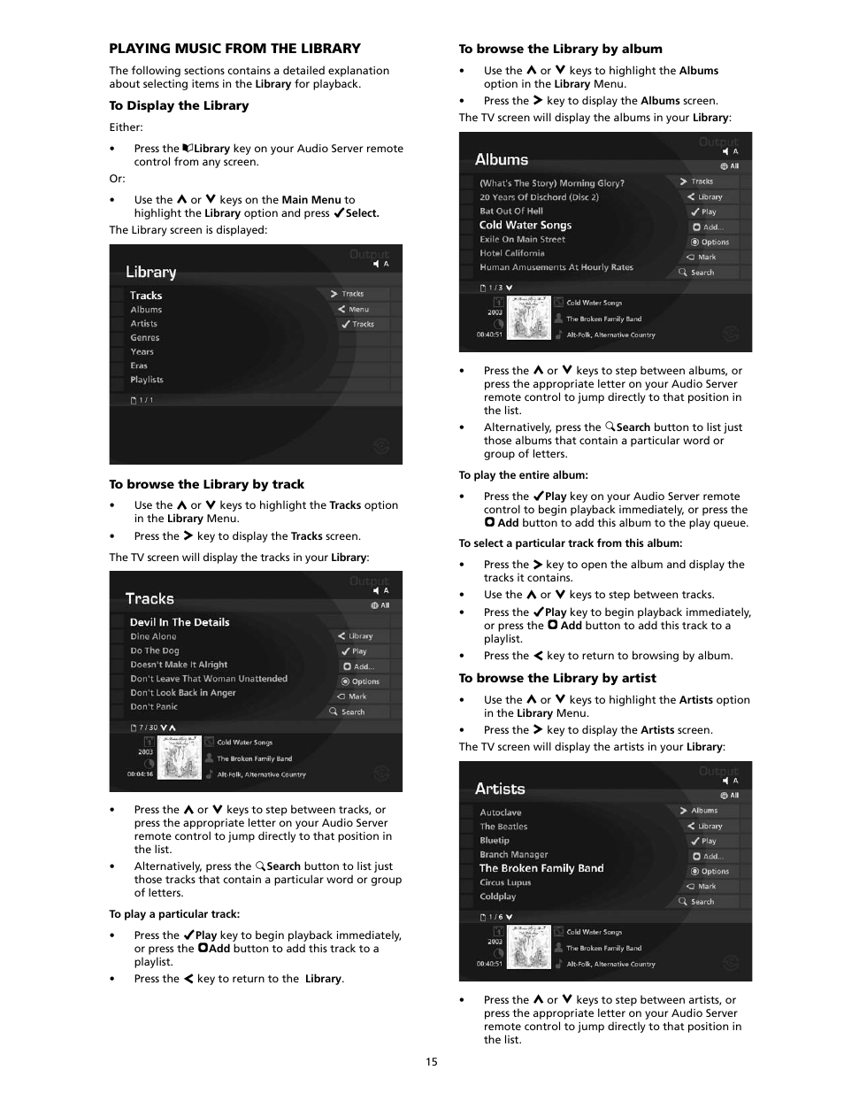 SpeakerCraft Home Theater Server User Manual | Page 19 / 44