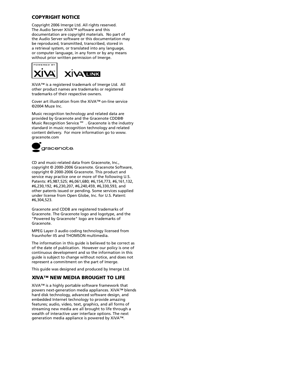 SpeakerCraft Home Theater Server User Manual | Page 2 / 44