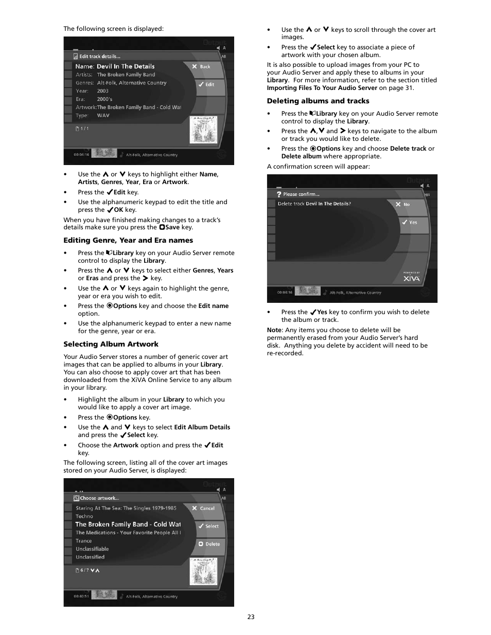 SpeakerCraft Home Theater Server User Manual | Page 27 / 44
