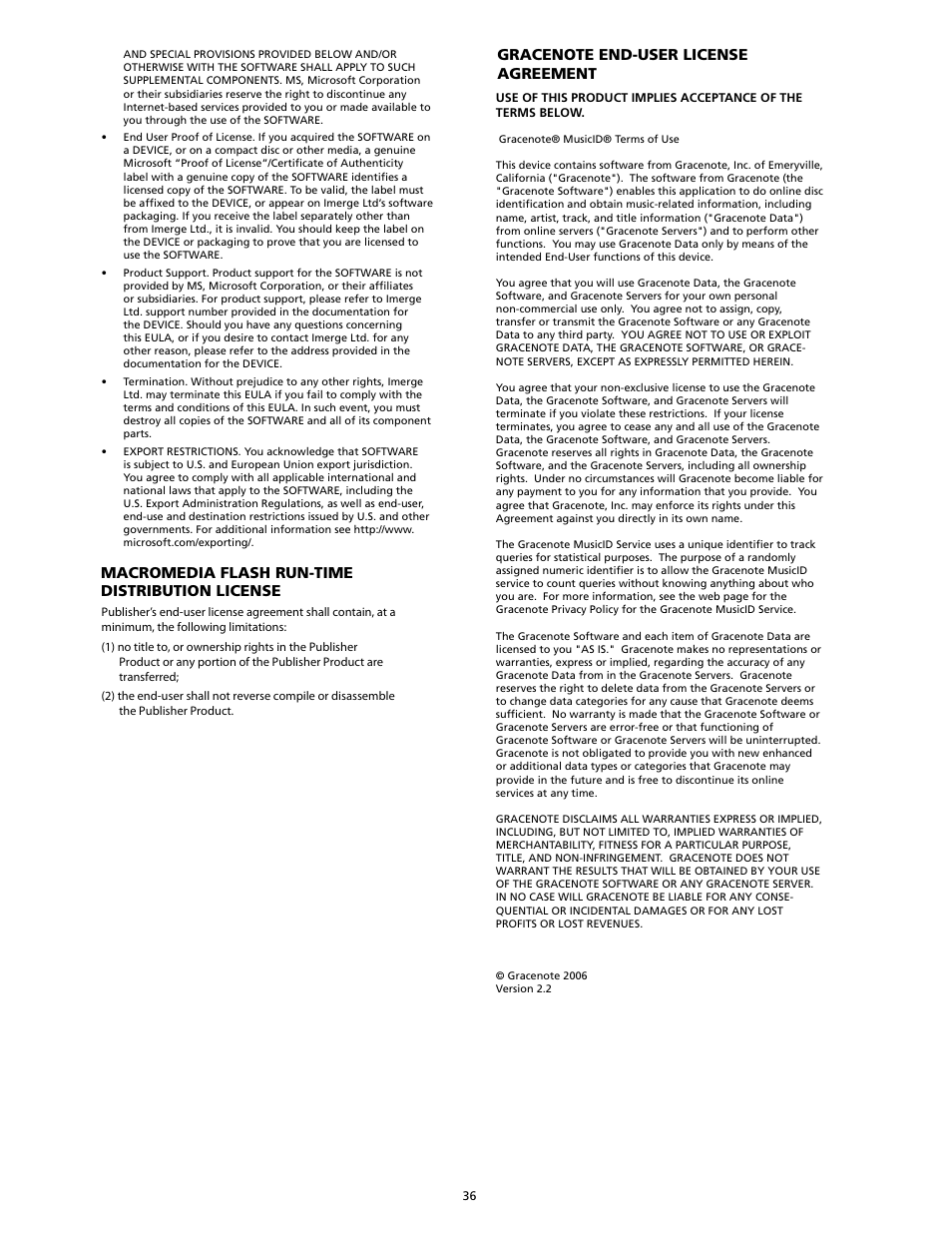 SpeakerCraft Home Theater Server User Manual | Page 40 / 44
