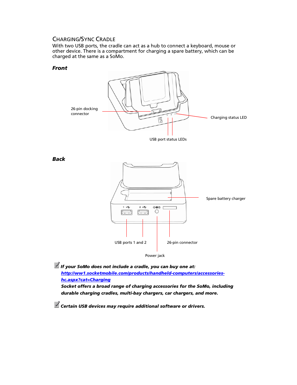Socket Mobile SoMo 650 User Manual | Page 11 / 75