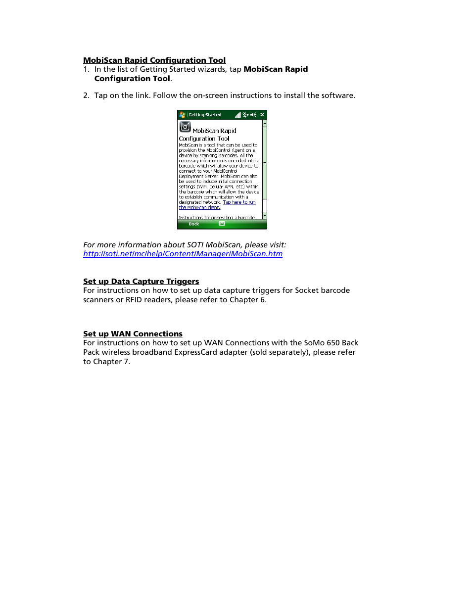 Socket Mobile SoMo 650 User Manual | Page 27 / 75