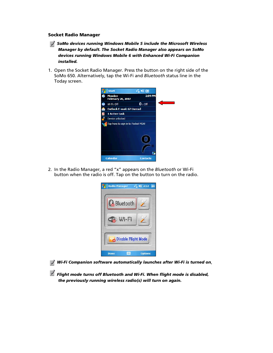 Socket Mobile SoMo 650 User Manual | Page 32 / 75
