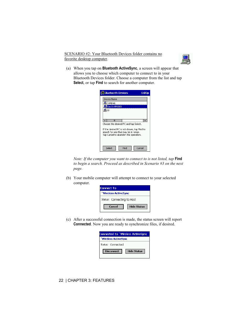 Socket Mobile BluetoothTM Connection Kit User Manual | Page 22 / 59
