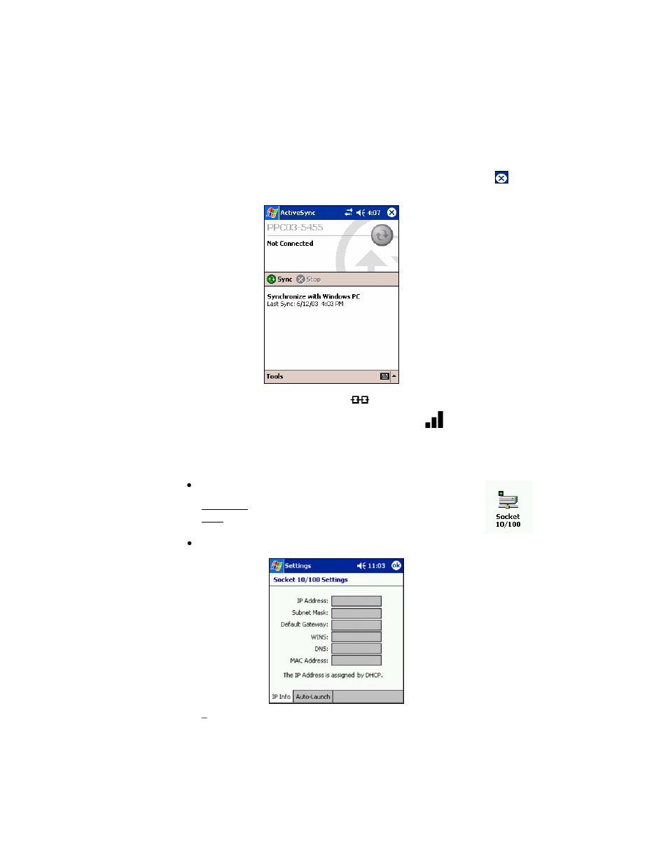 Socket Mobile 10/100 User Manual | Page 18 / 33