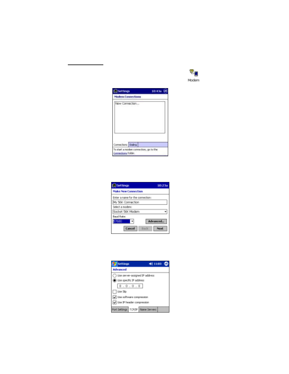Socket Mobile 56K Modem Card User Manual | Page 10 / 57