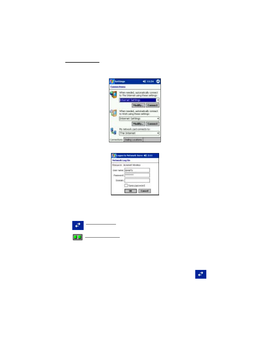 Pocket pc 2003 | Socket Mobile 56K Modem Card User Manual | Page 26 / 57