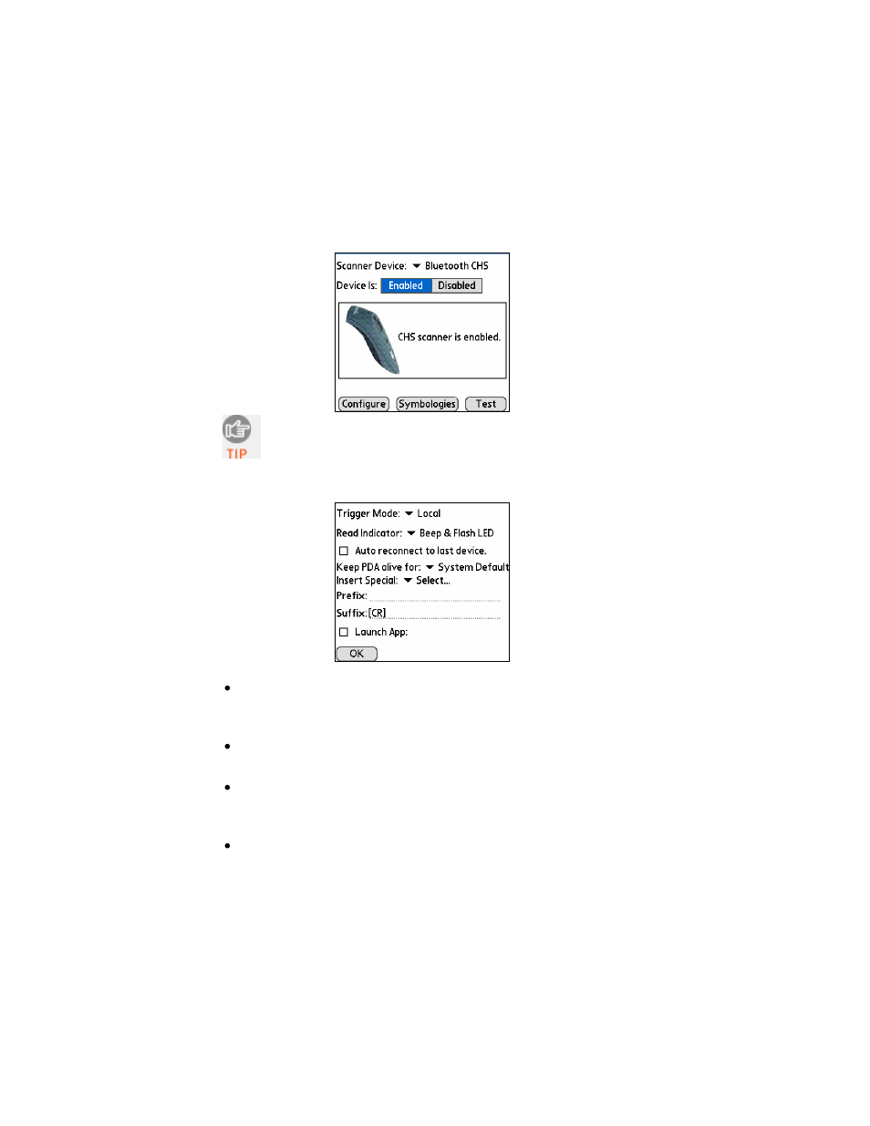 Optional: configure scan settings | Socket Mobile Series 7 User Manual | Page 31 / 75