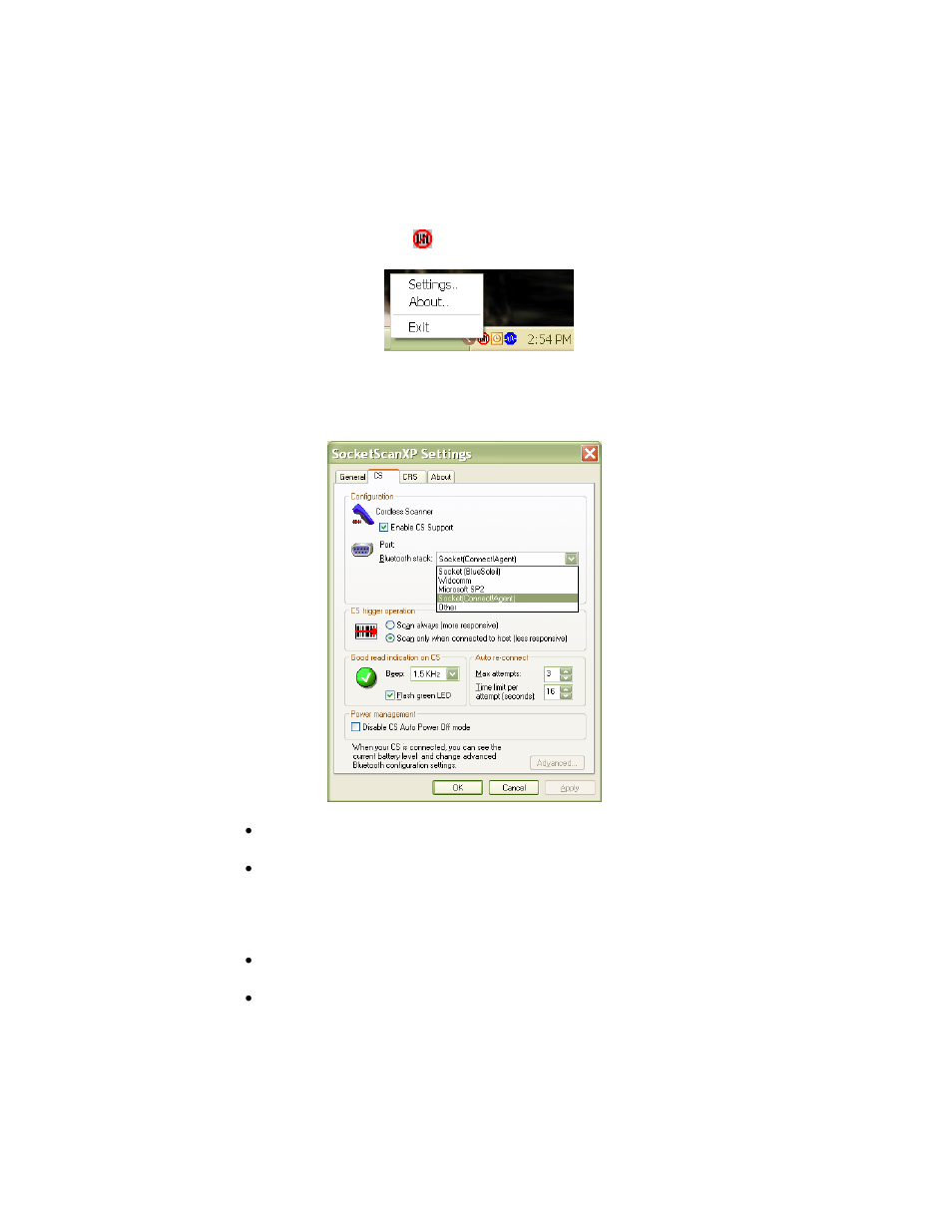 Step 3: configure scanner settings | Socket Mobile Series 7 User Manual | Page 44 / 75