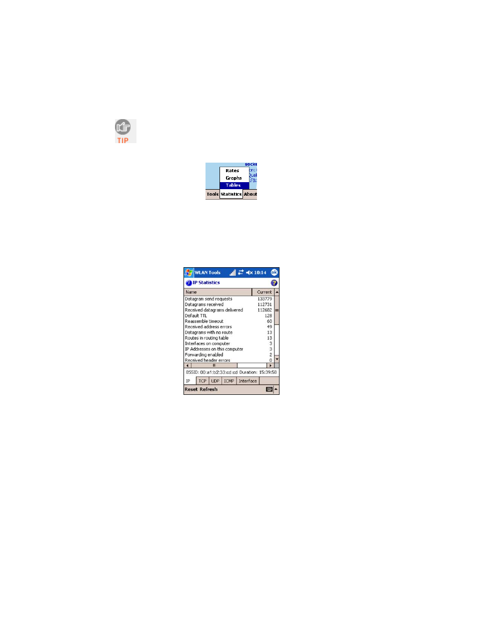 View tables | Socket Mobile Socket Wi-FI Products P500x User Manual | Page 45 / 67
