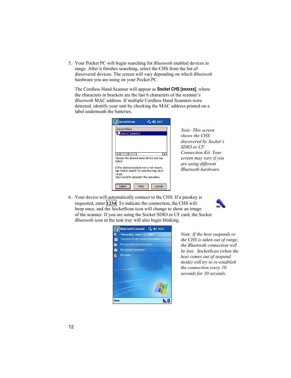 Socket Mobile 6410-00233 User Manual | Page 12 / 35