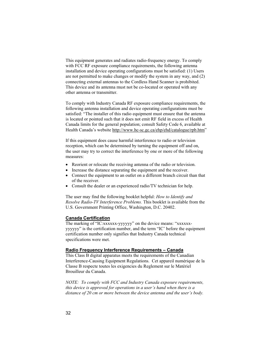 Socket Mobile 6410-00233 User Manual | Page 32 / 35