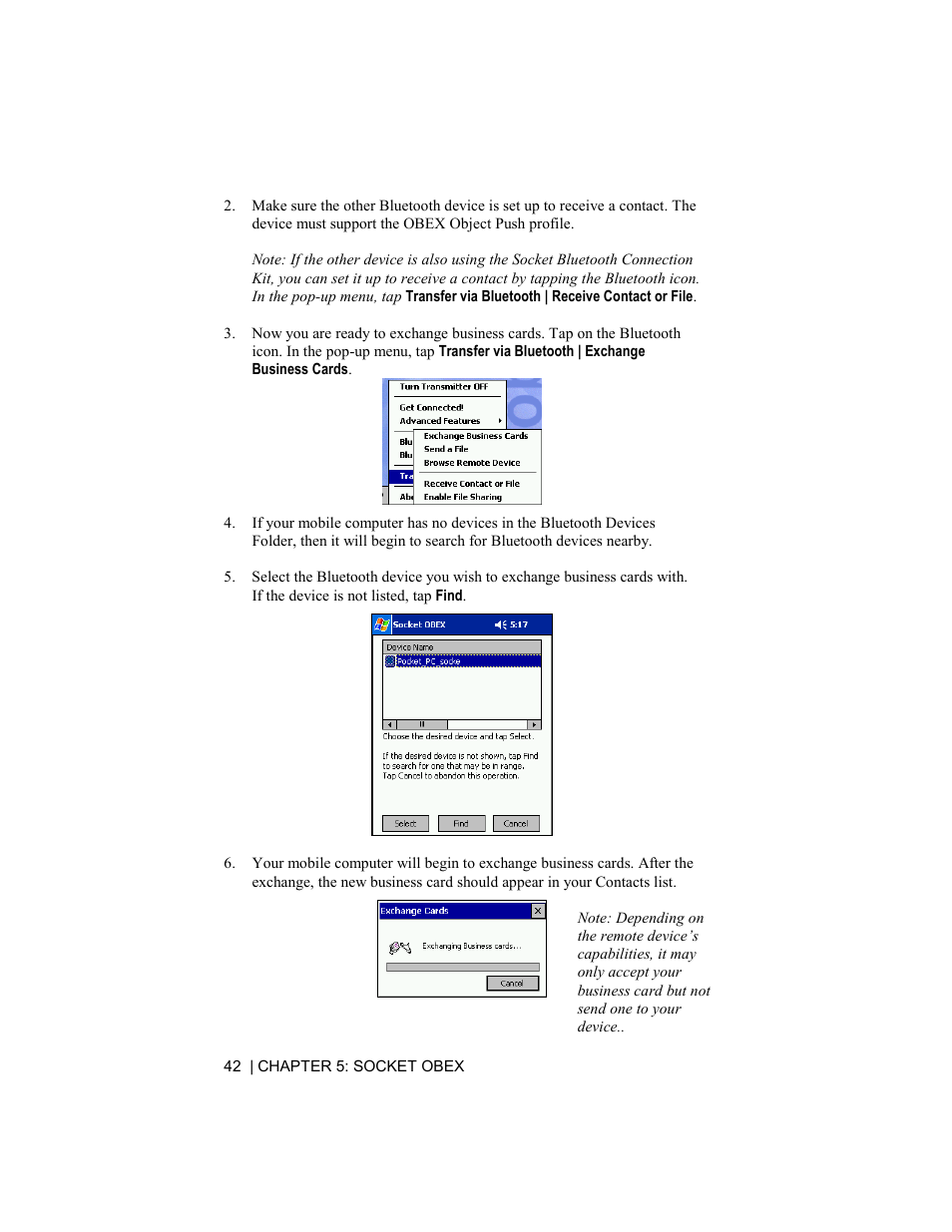 Socket Mobile Bluetooth Connection Kit User Manual | Page 42 / 79