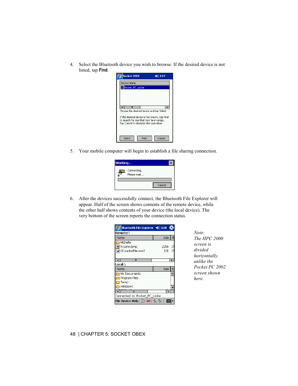 Socket Mobile Bluetooth Connection Kit User Manual | Page 48 / 79